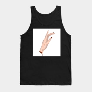 Creepy hand Tank Top